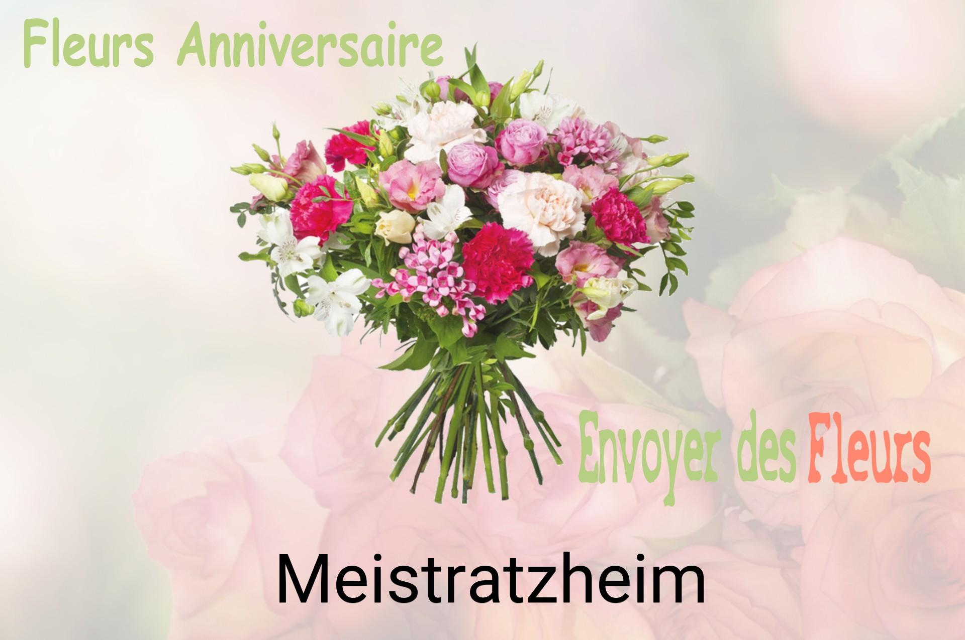 Bouquet de fleurs d’anniversaire livré à Meistratzheim