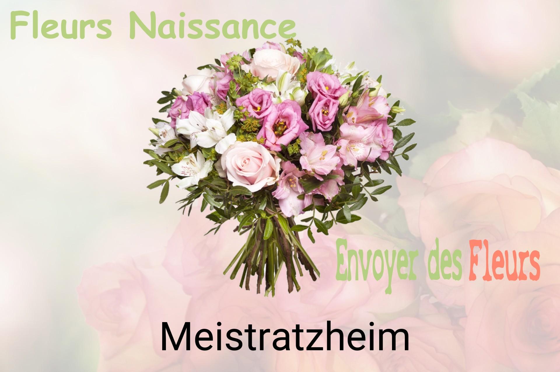 Bouquet de fleurs de naissance livré à Meistratzheim